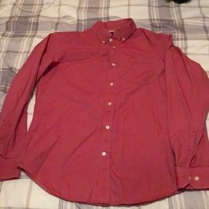 Medium Banana Republic red casual button down